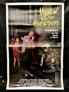 Hangin' With The Homeboys New Line Intl One Sheet Movie Poster 90s NYC gang rap - Foto 1 di 8