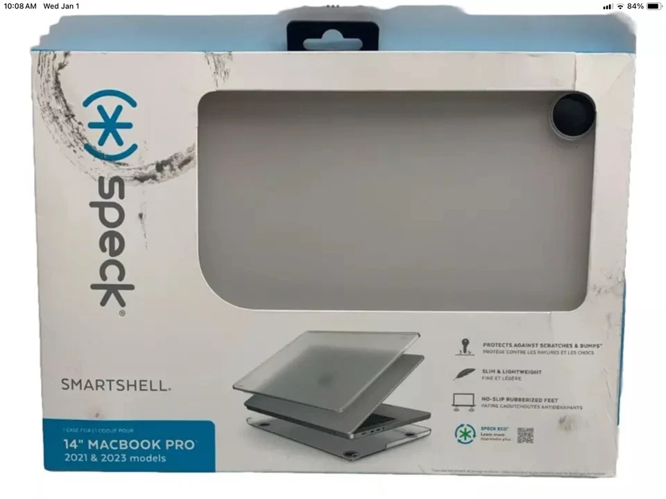 Speck - Smartshell жесткий чехол для Macbook Pro 14» M1/M2/M3 (2021-2023) прозрачный - Изображение 1 из 1