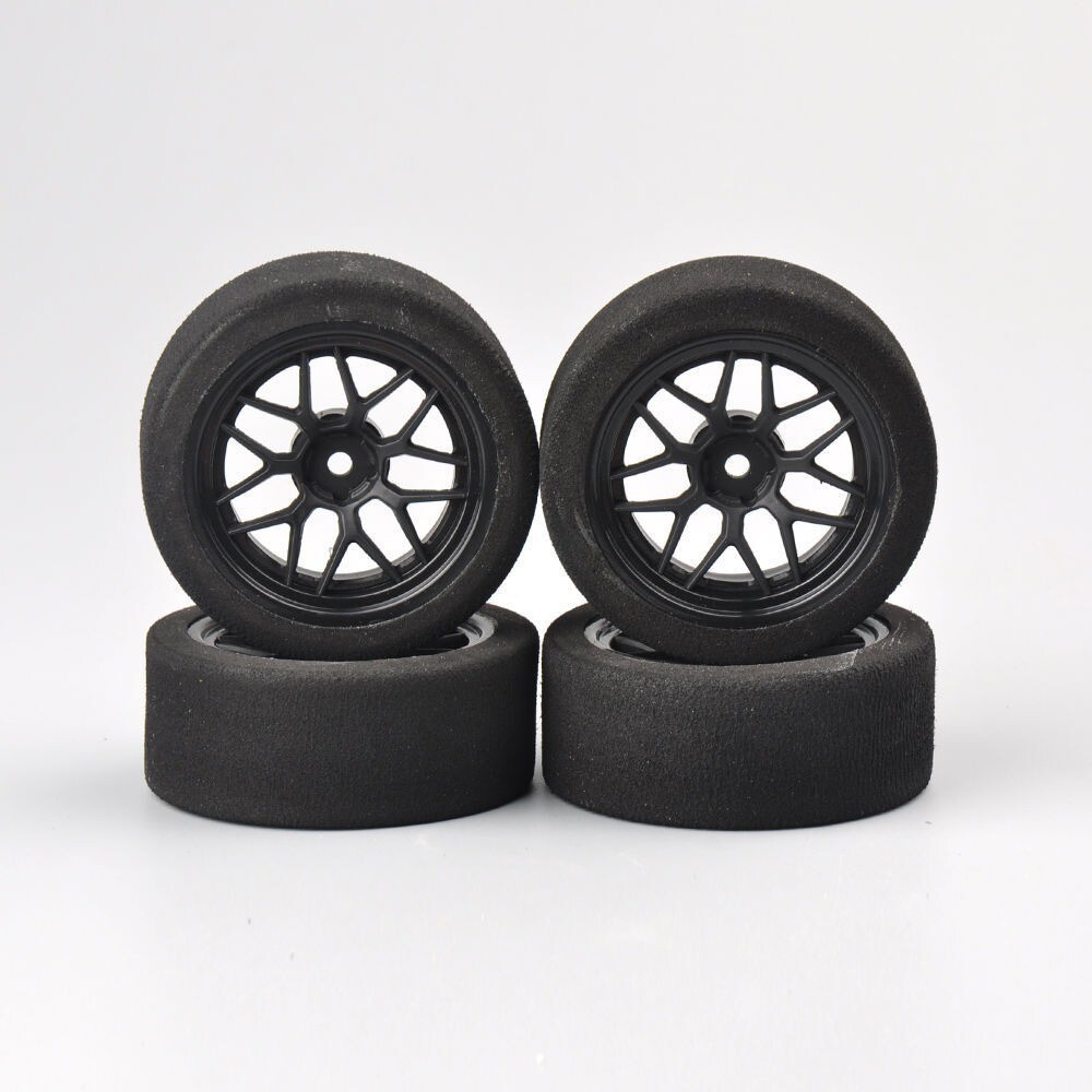 Onroad Rc Car Wheels Foam Racing Tires 