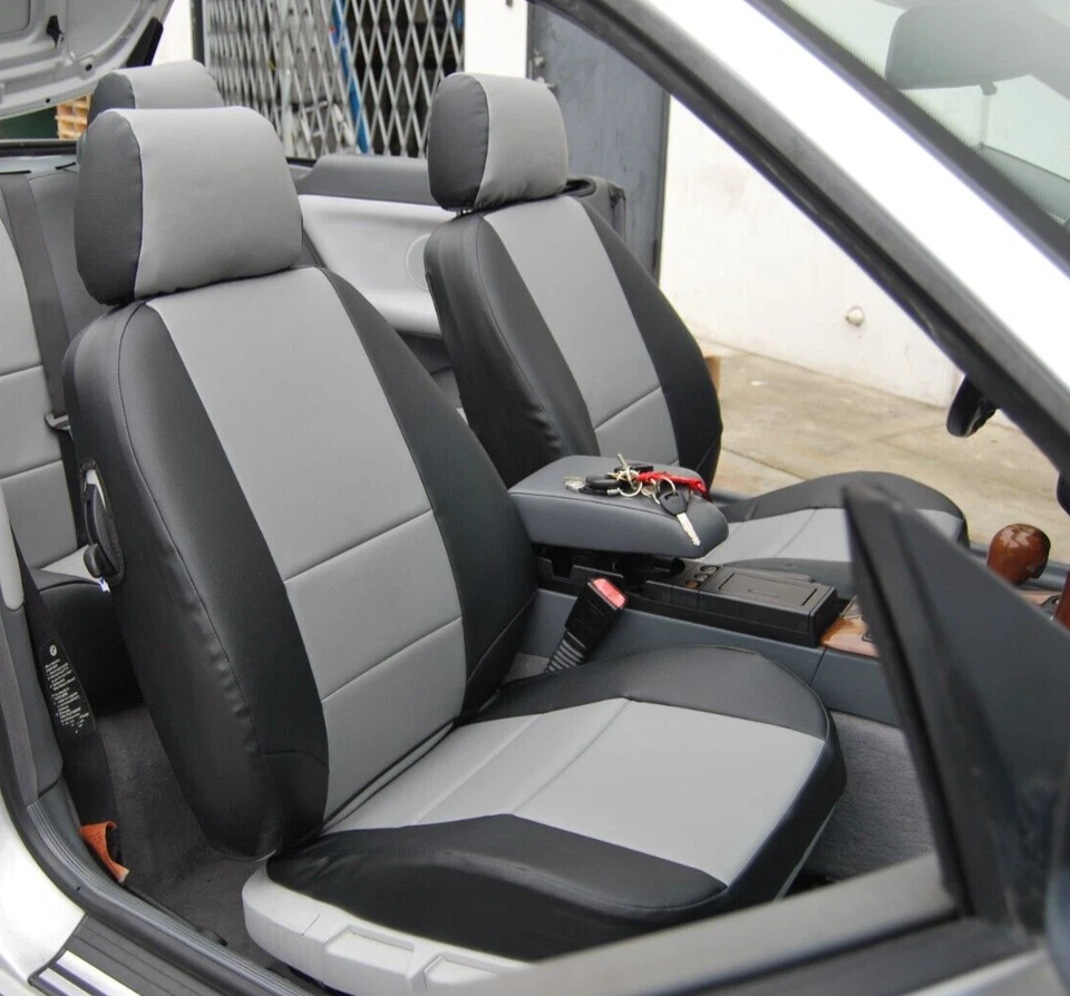 FUNDAS ASIENTO DELANTERO IGGEE S. CUERO AJUSTE PERSONALIZADO BMW E36 318 325 328 1992 - 1999 Foto 1 de 4