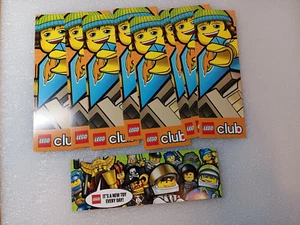 Lego Lot 11 Lego Club Bookmark Cardstock 2009 Two-Sided 6 x 2 Inches - Picture 1 of 5