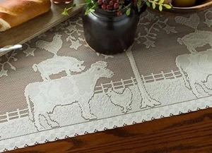 Heritage Lace Bauernhaus 14"x 45" Läufer Natur oder Off-White - Bild 1 von 4