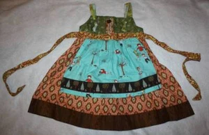 Matilda Jane Platinum Playground Apron Knot Fall Dress 6 Yrs. - Picture 1 of 1