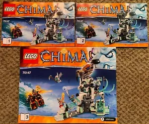 LEGO CHIMA 70147 SIR FANGERS FORTALEZA DE HIELO FOLLETO DE INSTRUCCIONES MANUAL SOLAMENTE - Imagen 1 de 7