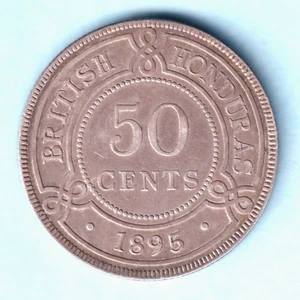 British Honduras. 1895 50 Cents.. aEF - Picture 1 of 2