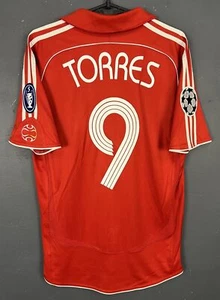 MEN'S FC LIVERPOOL 2007/2008 TORRES #9 HOME SOCCER FOOTBALL SHIRT JERSEY SIZE S - Picture 1 of 16