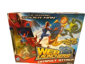 NEW RARE 2012 Hasbro The Amazing Spider-Man Web Launchers Catapult Attack - Picture 1 of 2