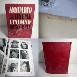 1950-1951 ANNUARIO del CINEMA ITALIANO Edizione Internazionale Italian Film RARE - Bild 1 von 24