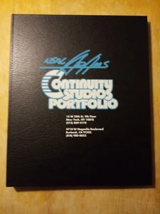 Neal Adams Continuity Studios Portfolio, Hardcover Spiral Binder, Rare! - Picture 1 of 3
