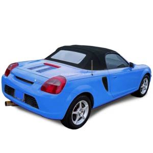Toyota MR2 Spyder 2000-2007 Convertible Top - Blue Twill Vinyl - Glass Window - Picture 1 of 5