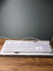 Tesoro Gram XS G12ULP Slim Mechanical Keyboard Red Switch RGB White - Picture 1 of 8