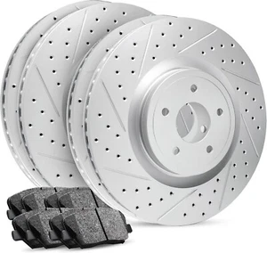 R1 Concepts Front Rear Brakes and Rotors Kit |Front Rear Brake Pads| Brake Ro... - Picture 1 of 1
