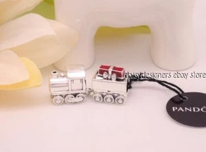 NEW Pandora Christmas Train Holiday Charm 797519EN27 RETIRED - Picture 1 of 4