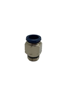 AIGNEP Nickel Plated Brass Push-to-Connect 1/2" Tube x 3/8" NPT Male - Pack of 3 - Picture 1 of 5