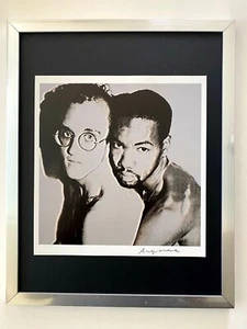 Andy Warhol | Vintage 1984 Keith Haring Print Signed | Mounted in 11x14 Board - Picture 1 of 4