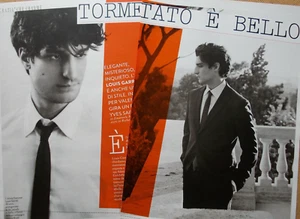 Italian Clipping Ritaglio 2014 LOUIS GARREL tormentato è bello 4 PAGINE. - Picture 1 of 3