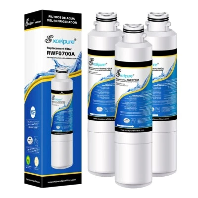 3 PACK EXCELPURE Fit Samsung DA29-00020B HAF-CIN/EXP Compatible Water Filter - Image 1 of 4