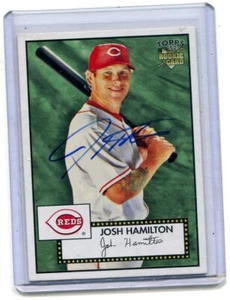 Josh Hamilton 2007 Topps 52 Rookies #85 Card Autograph Signed Cincinnati Reds - Picture 1 of 1