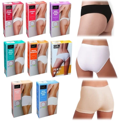 GATTA Unterwäsche Underwear DAMENUNTERHOSE NAHTLOSE string slip boxer shorts WZ1 - Bild 1 von 4