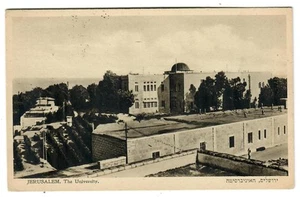 Judaica Palästina alte Postkarte Jerusalem Die Universität von Eliahu Bros. - Bild 1 von 1