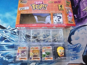 Funko Bitty Pop Dragon Ball Z - SSJ 3 GOKU CHASE Frieza / SSJ Goku / PIccolo 4PK - Picture 1 of 3