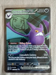 Team Rocket's Crobat ex SR 217/182 SV10 Destined Rivals - Pokemon - Picture 1 of 2