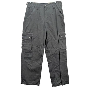 Calvin Klein Jeans Kinder Größe 16 Gun Metal Camouflage Cargohose Gorpcore Neu mit Etikett - Bild 1 von 12