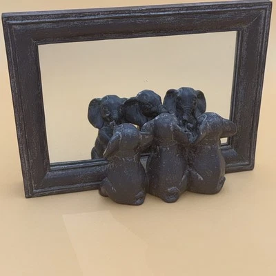 Pier 1 反光大象镜带附加支架臂 6 英寸 x 8 — 第 1/4 张图片