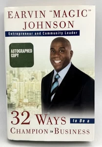 ERVIN "MAGIC" JOHNSON SIGNED Buch "32 Ways to Be a CHAMPION" HANDSIGNIERTES EXEMPLAR - Bild 1 von 9