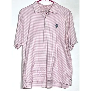 Vineyard Vines Mens Pink Cotton Short Sleeve Whale Polo Shirt Size Medium - Picture 1 of 7
