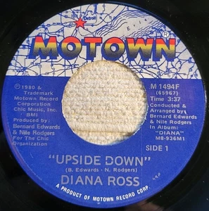 Diana Ross "Upside Down / Friend To Friend" VG+ small warp see video - Picture 1 of 3