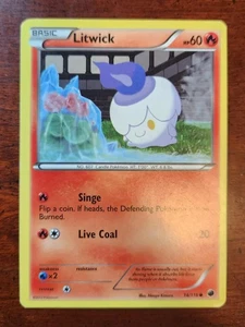 Litwick Pokemon Karte, Plasma Freeze Set 14/116 - Bild 1 von 2