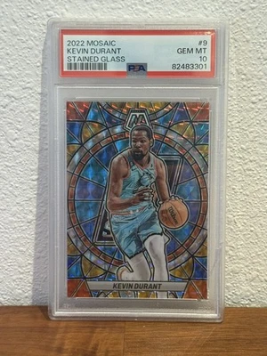 2022 Kevin Durant Mosaic Stained Glass Case Hit! PSA 10 - Image 1 of 2
