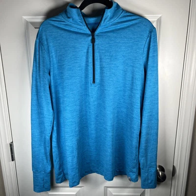 Jersey Torrid Performance Pullover Activo Media Cremallera XL Azul Atómico Tinte Espacial Foto 1 de 4