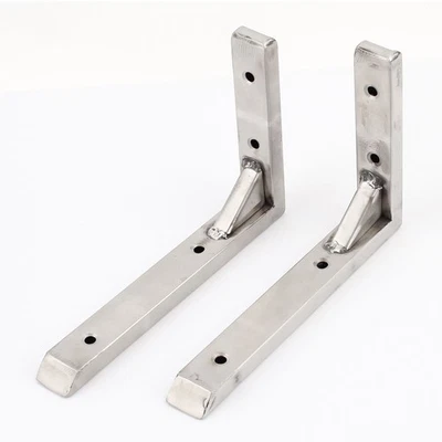 2x Acciaio Inox Angolo Mensola Staffa D' Angolo Brace Supporta 150x100mm - Immagine 1 di 2
