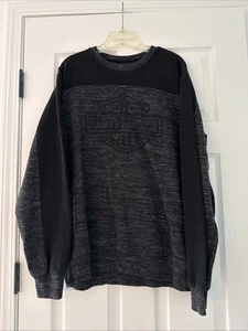 Harley-Davidson Herren Bar & Shield Langarm Sweatshirt, Schwarz, Größe XL - Bild 1 von 8