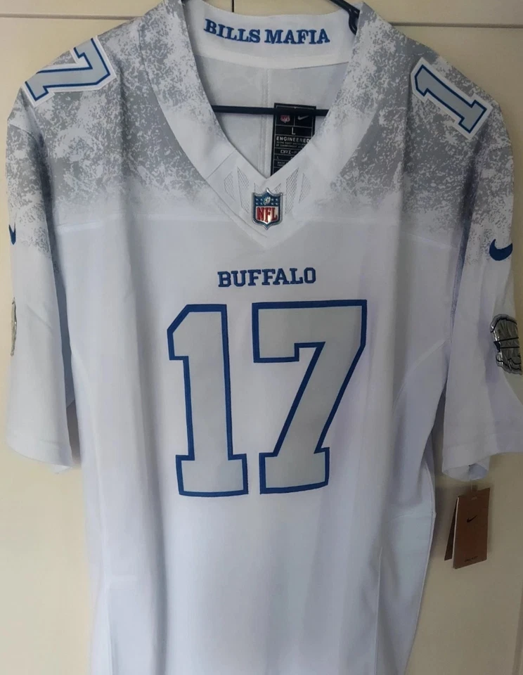 NIKE Buffalo Bills #17 Josh Allen 2025 Rivalry Series Stitched Football Jersey L