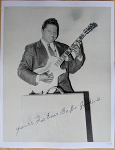 BLUES PUBLICITY PHOTO: BOBO JENKINS with guitar DETROIT (Big Star Records) repro - Picture 1 of 1