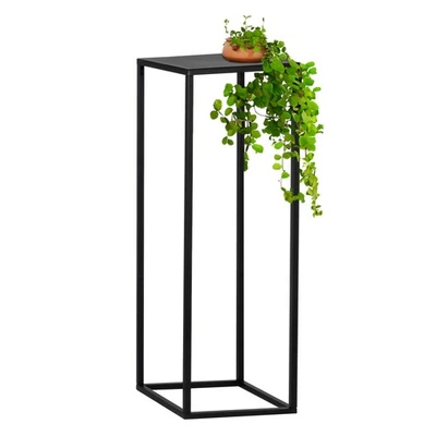 bremermann Blumenhocker ca. 30 x 30 x 90 cm, Metall-Beistelltisch, schwarz - Bild 1 von 4