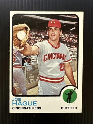 1973 TOPPS #447 JOE HAGUE CINCINNATI REDS EX-MT *Hot Corner Vintage* - Image 1 of 2