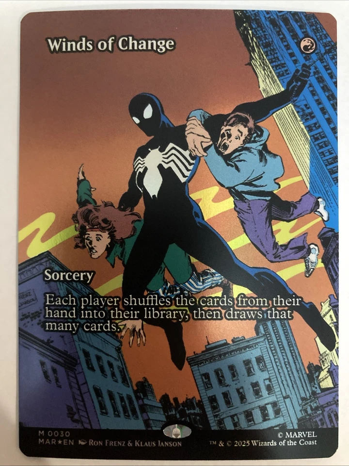 Magic The Gathering Spider-Man FOIL Winds of Change #0030 Borderless - Image 1 of 1