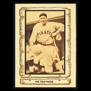 Pie Traynor #36 1981 Cramer Baseball Legends Series 2 Pittsburgh Pirates Card NM - Picture 1 of 3