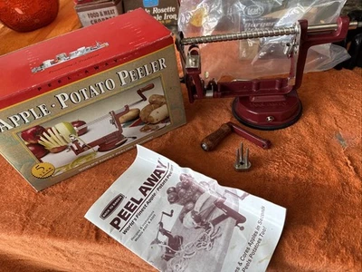 J•Vintage Peel Away Apple/Potato Peeler. Worlds Finest Peeling Machine NOS - Image 1 of 4