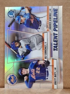 2020 BRETT BATY ANDRES GIMENEZ BOWMN TALENT PIPELINE ROOKIE CARD #TP-NYM RC METS - Picture 1 of 3