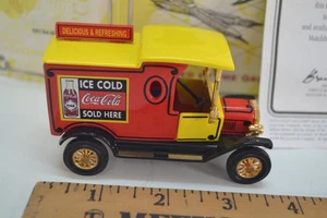 MATCHBOX COCA COLA 1912 FORD MODEL T INDEPENDANCE DAY 1:43 Matchbox Diecast - Picture 1 of 2