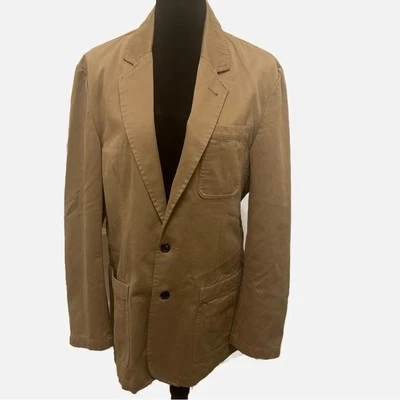 Eddie Bauer Tan Ultimate Voyager Blazer Jacket Medium - Image 1 of 4