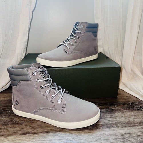 Timberland Dause stivali sneaker in pelle nabuk A1H26 grigio da donna taglia 9