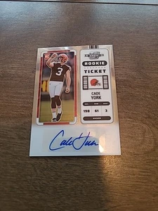 2022 Optic Contenders Cade York Auto RC #149 C002105 - Picture 1 of 2