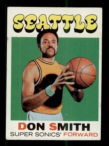 1971-72 Topps Basketball #109 Don Smith Seattle Supersonics - Bild 1 von 2