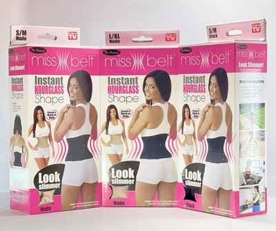 Miss Belt Instantáneo Reloj de Arena Forma Cintura Entrenador Cinturón Adelgazante Como Se Ve en TV Nuevo Foto 1 de 4